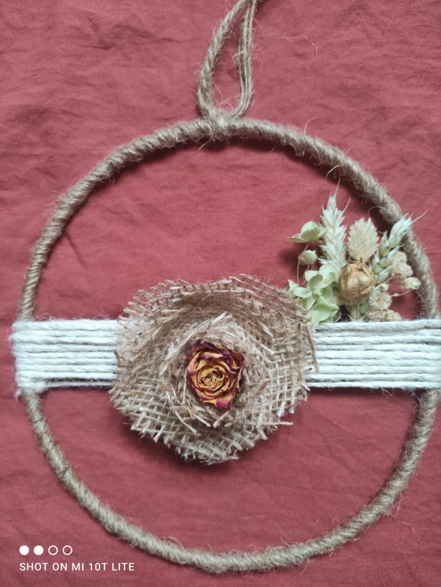 Couronne ronde corde