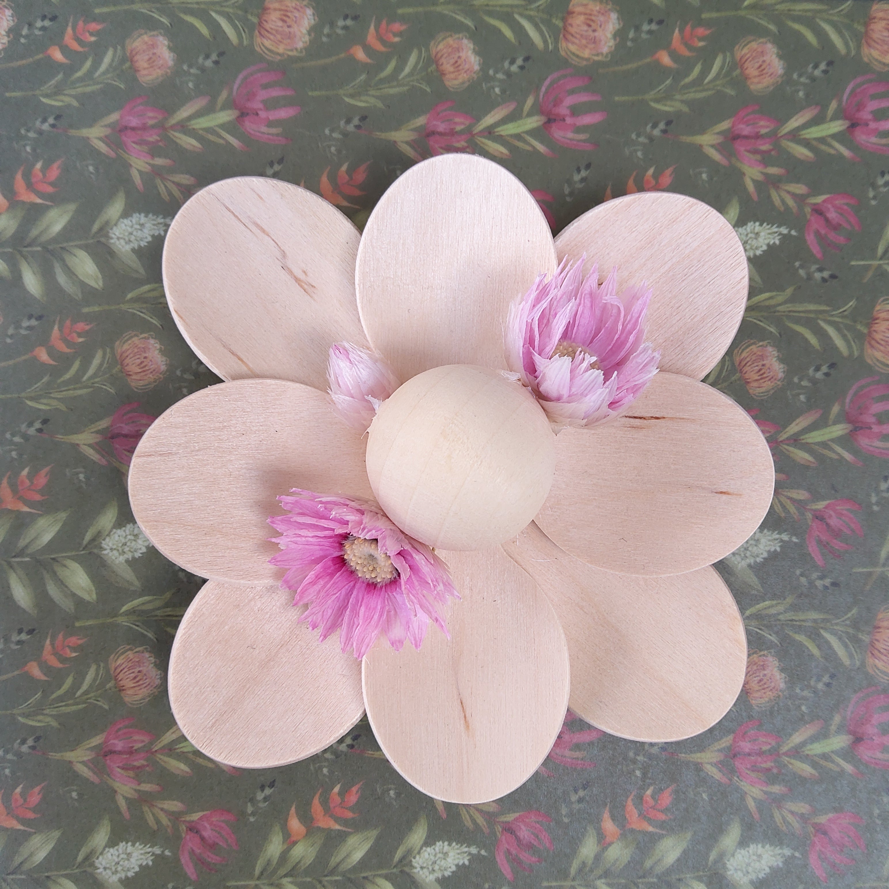 Magnet fleur immortelle