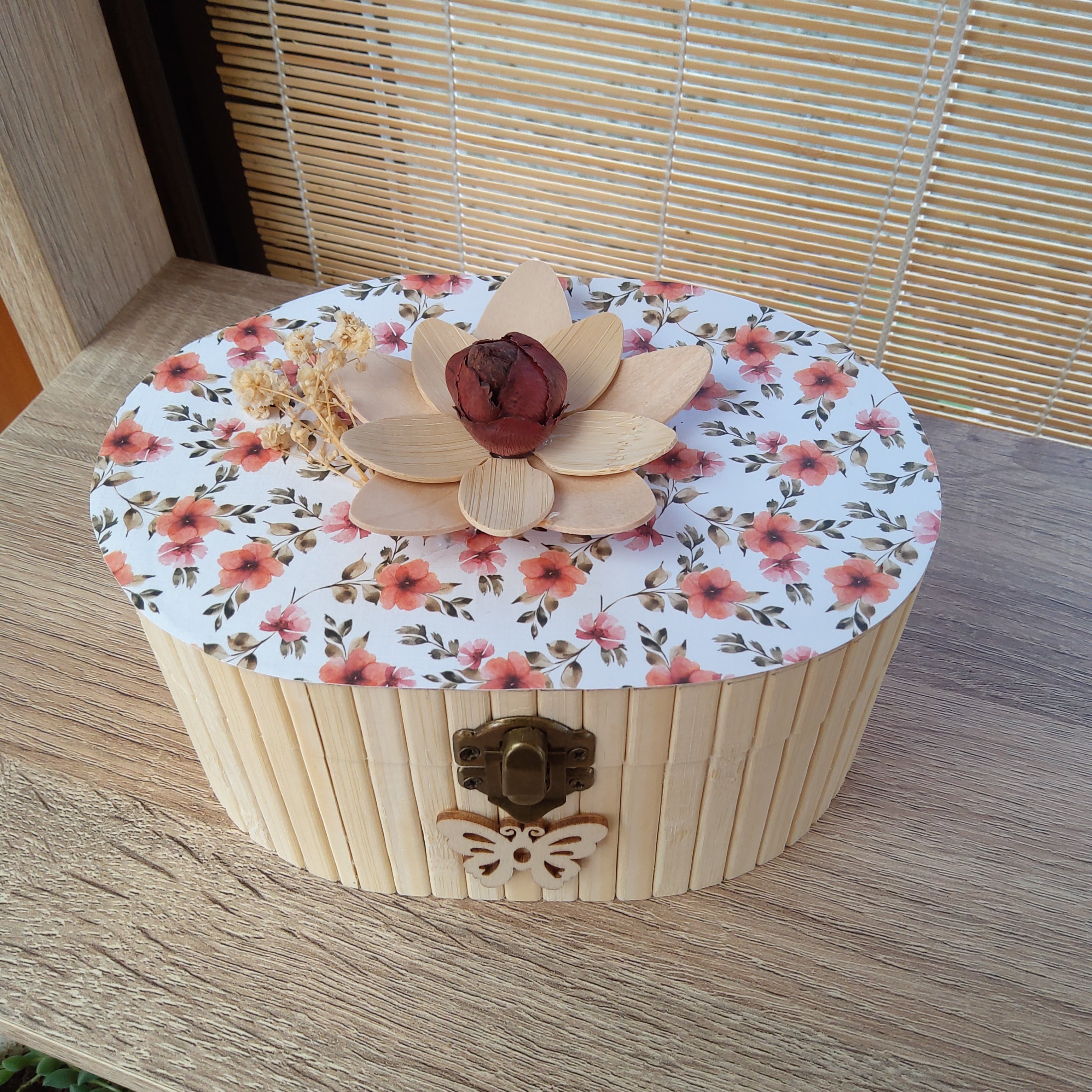 Boite & Fleur de Bois