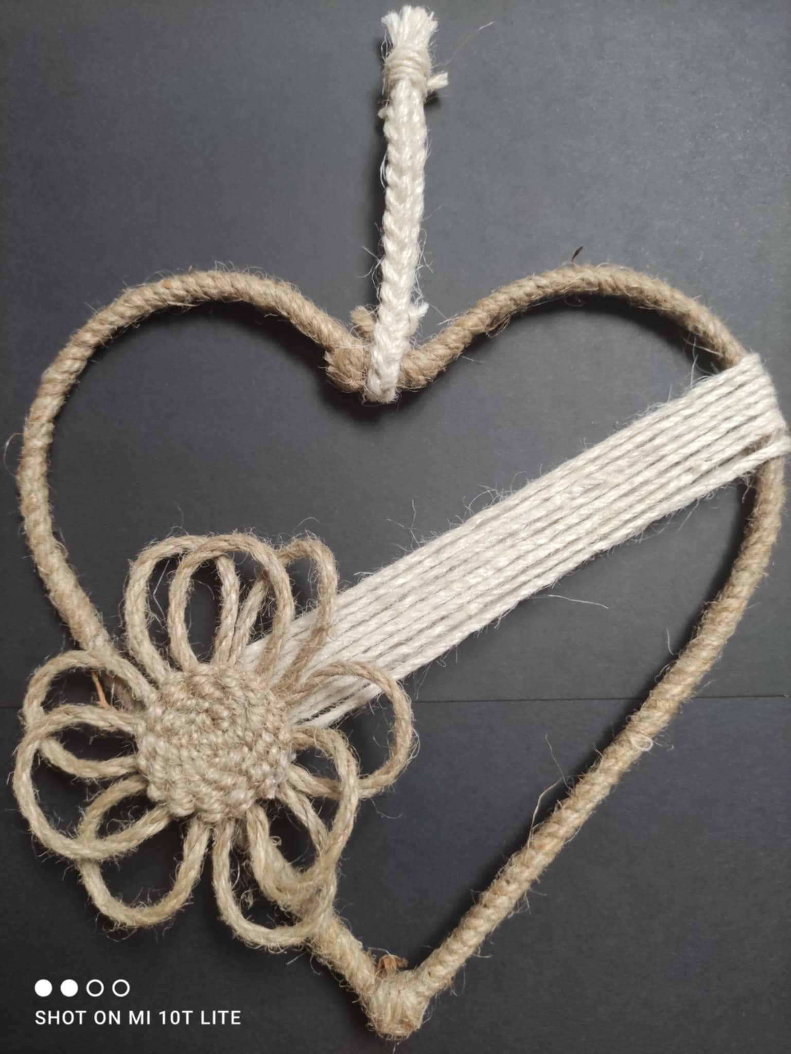 Couronne cœur fleur