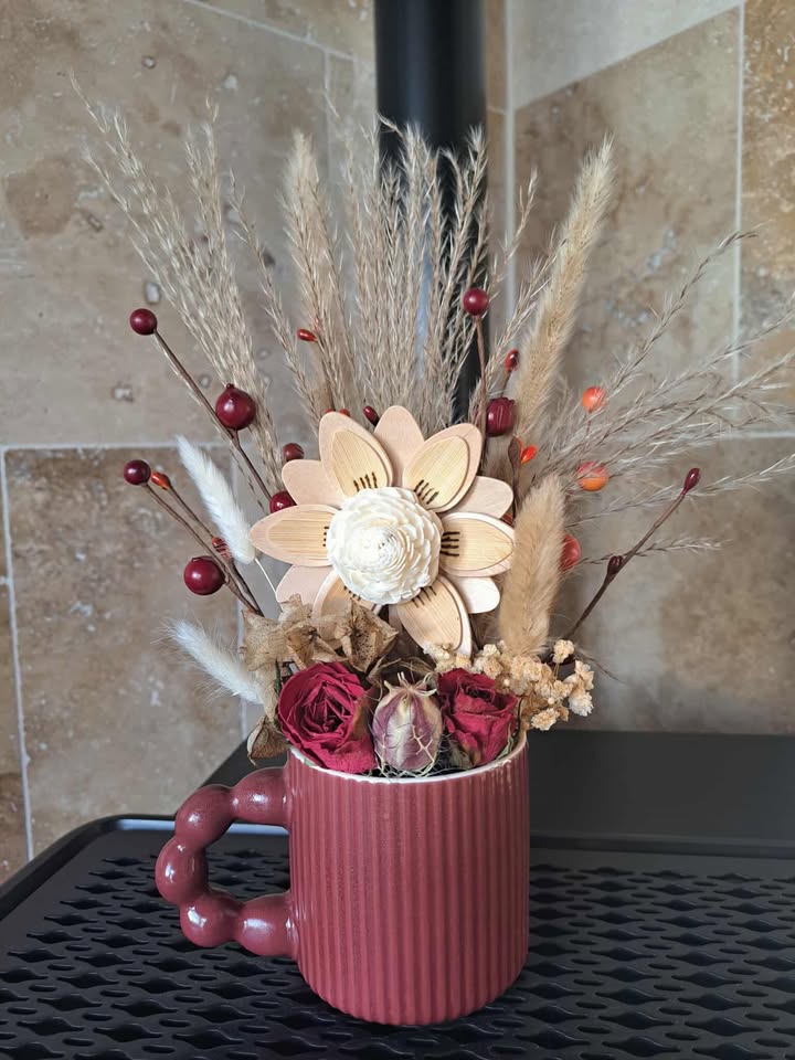 Composition florale & son mug