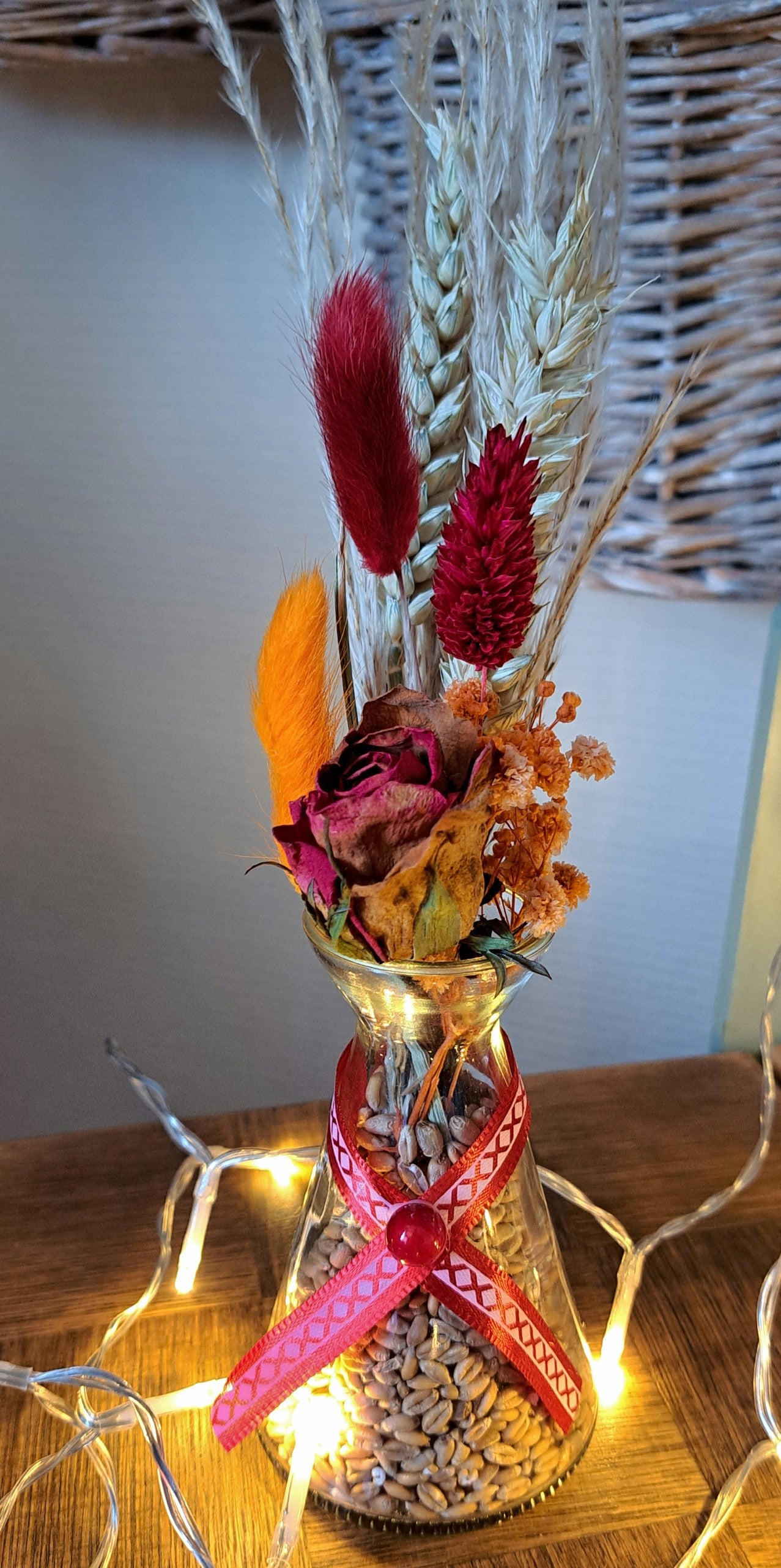 composition Théme rouge orange