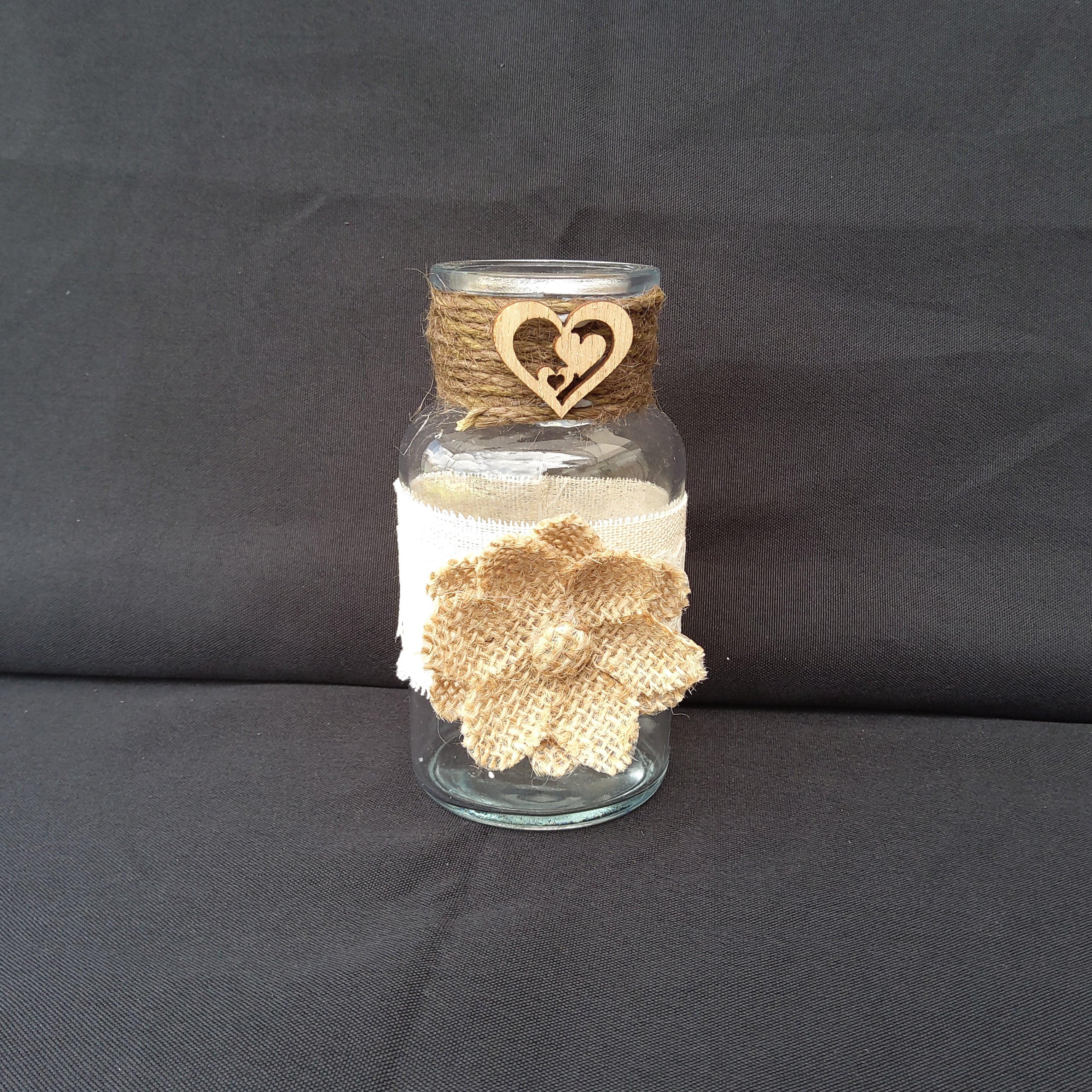 Vase personnalisé fleur de Lin