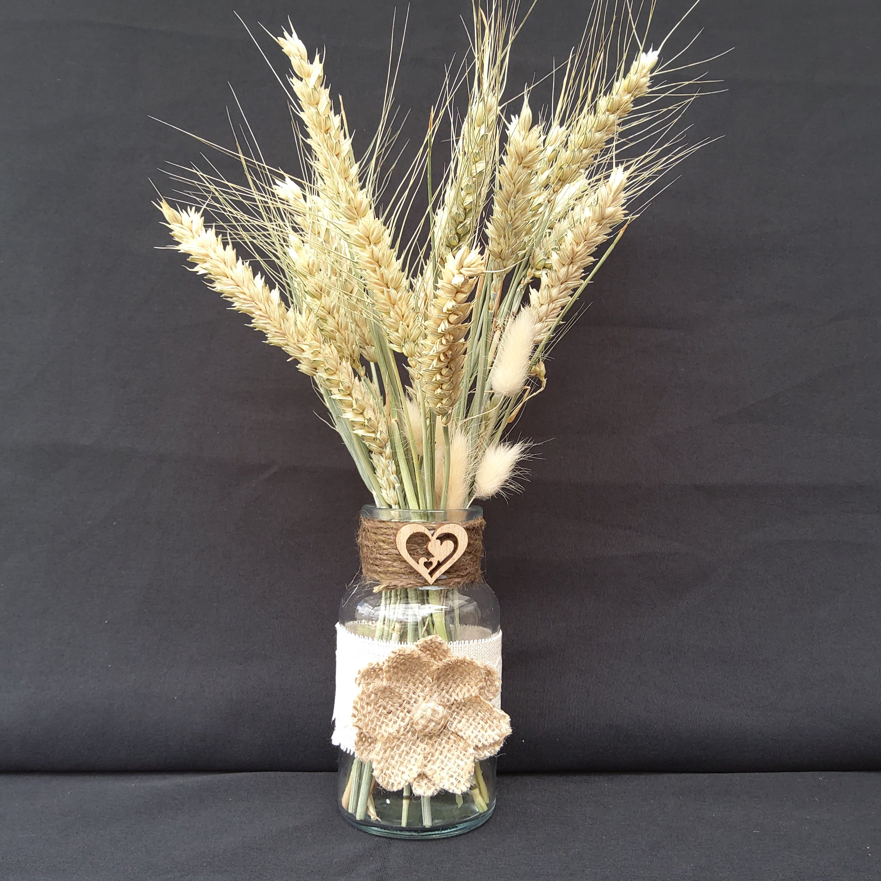 Vase personnalisé fleur de Lin
